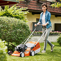 STIHL RM 248 Бензиновая газонокосилка STIHL 63500113456, Газонокосилки с травоcборником Штиль